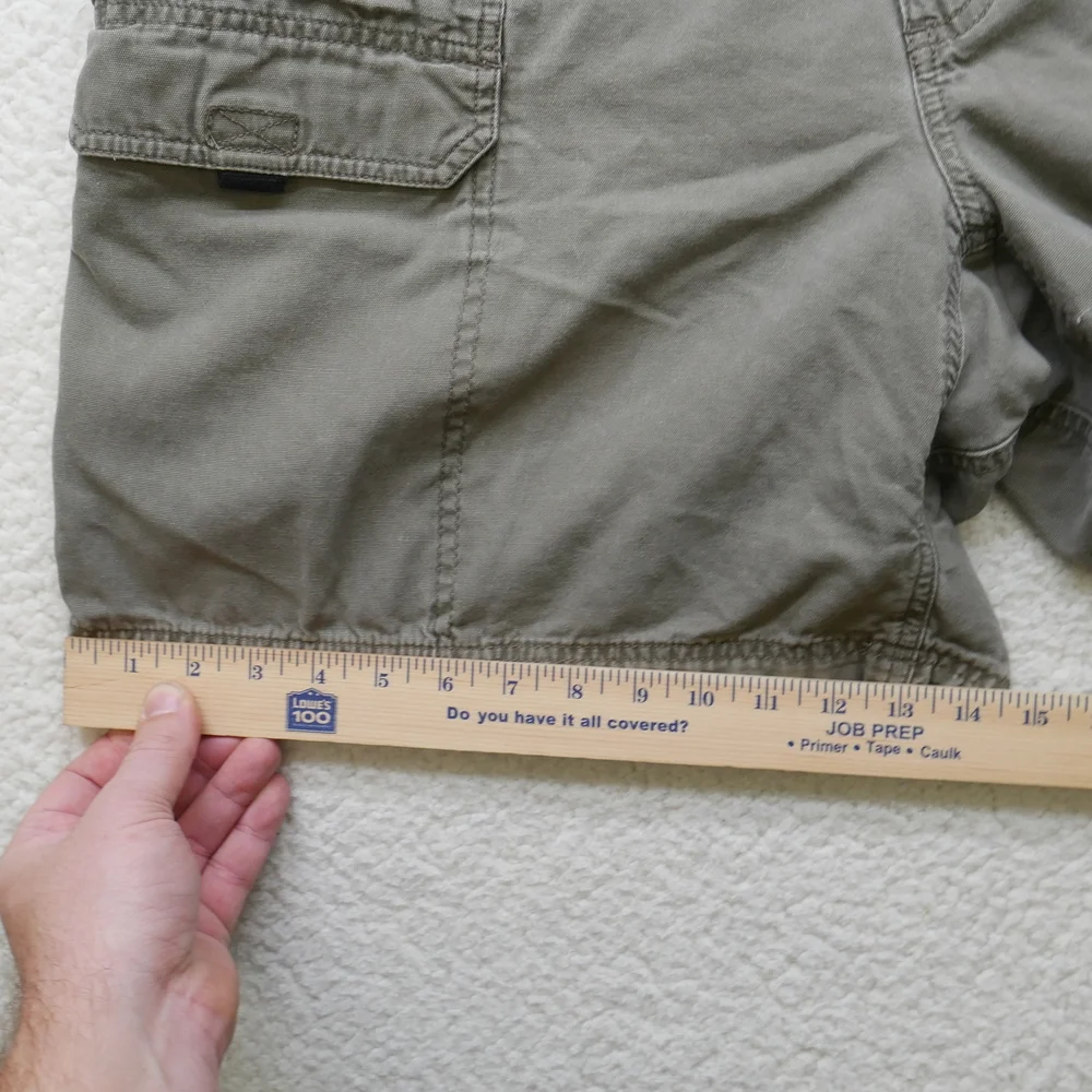 Wrangler Shorts Mens Size 40 Cargo Outdoor Utility Lightweight Gray Cotton